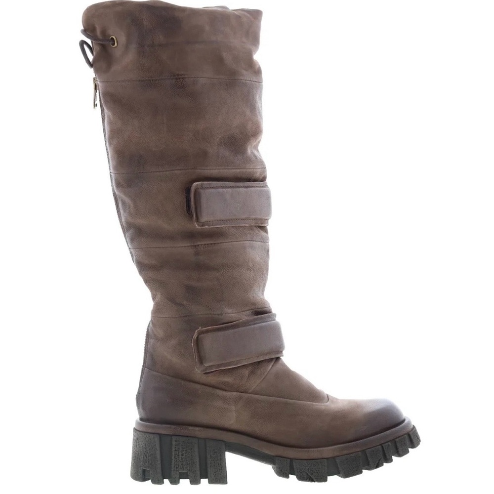 AS98 Halpert Tall Leather Boots – Brand New